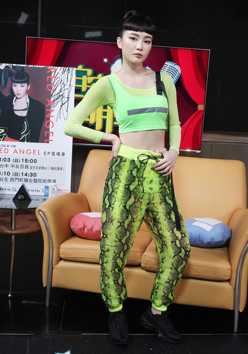 舒子晨安安大明星。（記者邱榮吉/攝影）