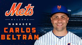 ▲名將貝爾川（Carlos Beltran）接任大都會教頭。（圖／翻攝自大都會推特）