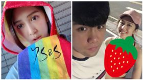 台灣女星劉奕兒與弟弟約跑步，意外秀出好身材。雪乳，細肩，黑色背心。（圖／翻攝自劉奕兒臉書）