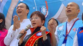 朱立倫、洪秀柱、韓國瑜（圖／朱辦提供）