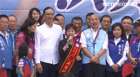 洪秀柱,朱立倫,韓國瑜,聯訪