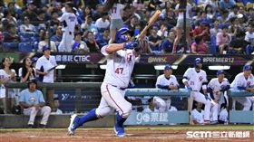 ▲12強中華隊張進德敲出全壘打。（圖／記者王怡翔攝影）