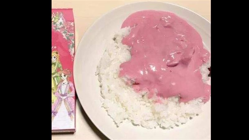 美少女粉色咖哩…網曝口感：意外好吃