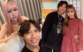  YouTuber尼克、Ashly。（圖／翻攝自臉書）