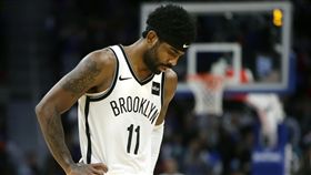 ▲厄文（Kyrie Irving）20分11籃板10助攻，籃網輸活塞。（圖／美聯社／達志影像）