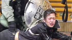 （１６：９）香港,警察,示威,胡椒水,鹹豬手（圖／翻攝自立場新聞）