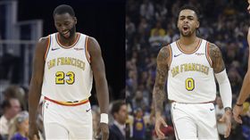 ▲格林（Draymond Green）、羅素（D'Angelo Russell）受傷，勇士輸黃蜂吞3連敗。（圖／美聯社／達志影像）