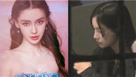 室內抽菸,Angelababy 圖/微博