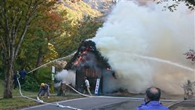 日本合掌村竄濃濃大火　現場影片曝光
推特
