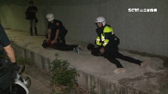 2嫌闖燈拒檢竄逃！警手燙傷忍痛逮人