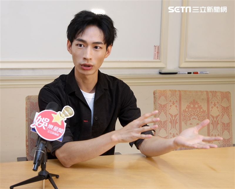 黃河三立新聞網專訪。（記者邱榮吉/攝影）