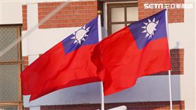 中華民國108年國慶日升旗典禮。（圖／記者林士傑攝影）台灣國旗