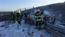 台中,賽車場,法拉利,起火