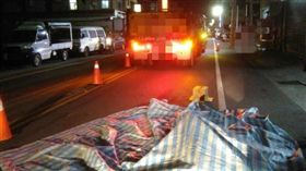 彰化,花壇,砂石車,腳踏車,車禍（圖／翻攝畫面） 