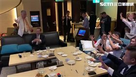 精神科名醫李光輝的生日趴冠蓋雲集，獨缺前女友翁子涵（翻攝畫面）