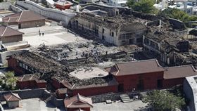 日本沖繩象徵古城首里城10月31日發生大火，燒毀包括正殿在內的7棟建築物。沖繩縣那霸市政府11月1日開始在網上募款，截至6日中午已募得逾3億5000萬日圓。（共同社提供）