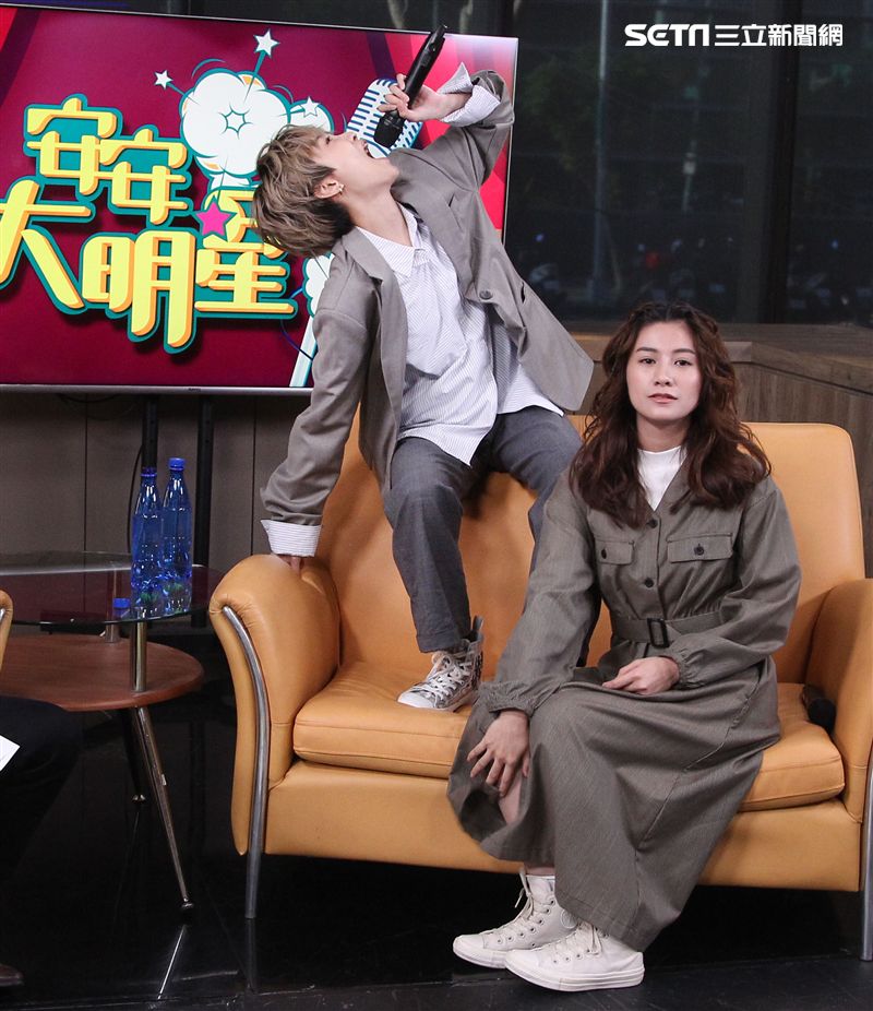 晨悠安安大明星。（記者邱榮吉/攝影）