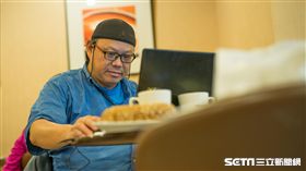 抗癌鬥士汪中仁(記者陳弋攝影)