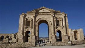 ▲約旦北部觀光勝地吉拉希（Jerash）古城（圖／美聯社／達志影像）