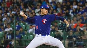 張奕先發出賽。（圖／記者林聖凱攝影）