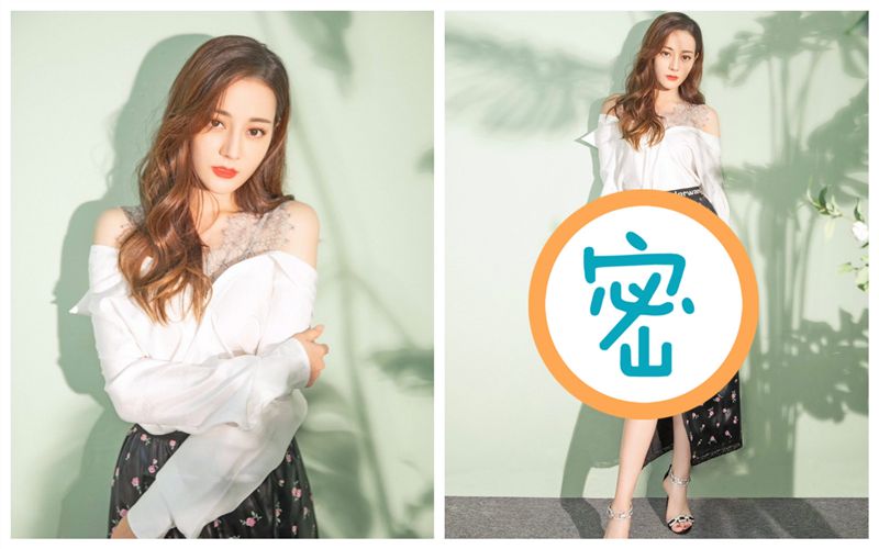 迪麗熱巴開衩到腰！「白內褲」全露出