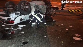 26歲男駕野馬飆速！自撞噴飛慘死