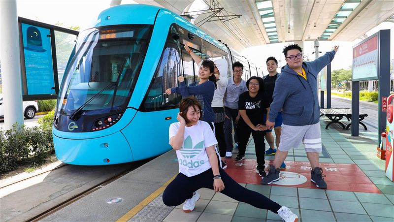 輕軌路跑結合嘻哈　全台最北車站開跑