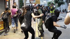 香港,港中大科大,畢業典禮,反送中,學生示威(圖/中央社)