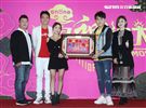 卓毓彤(熊熊)、許志豪、大堡、阿男道長、生活開運小導師艾莉絲出席「寶島神很大」上線記者會。（記者邱榮吉/攝影）