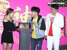 卓毓彤(熊熊)、許志豪、大堡出席「寶島神很大」上線記者會。（記者邱榮吉/攝影）