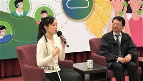 朱芯儀,喪失視力,張老師協助,加入行列,諮商心理師(圖/中央社)