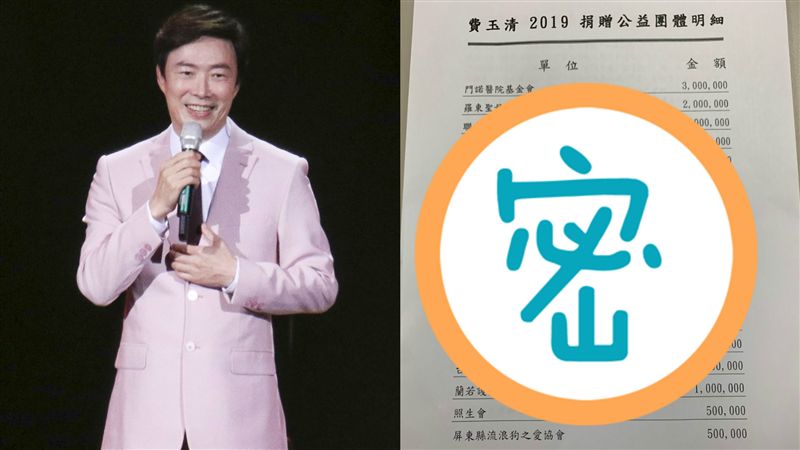 費玉清封麥前吃這個！豪捐千萬曝明細