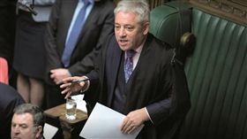 英國下議院議長貝爾考。（圖／翻攝自John Bercow臉書）