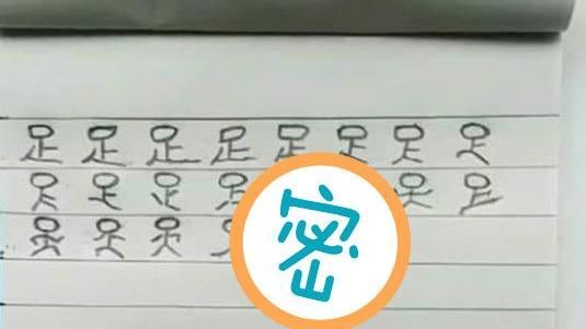 兒練字本現火柴人！神進化網驚：天才