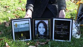 華府聲援香港組織「DC4HK」2日舉辦112求援國際活動，當中悼念曾參與香港「反送中」運動喪生的民眾，包含失蹤多日後遺體在海上被發現的香港15歲少女陳彥霖（圖）。中央社記者徐薇婷華盛頓攝 108年11月3日