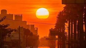 懸日,氣象局,台北,台中市,懸日,／甲安埔社區大學攝影班許崇良老師提供