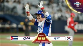 ▲韓國隊7：0擊敗古巴隊，3戰全勝晉級東京複賽（圖／翻攝自WBSC臉書）