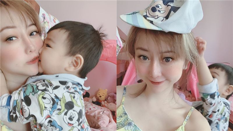 1歲兒親化妝臉挨批！網紅嗆：會死嗎