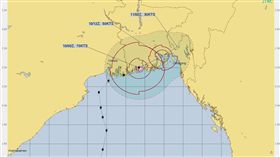 史上第二颱死而復生！更名布爾布爾釀2死　160萬人急撤
圖／翻攝自tropicaltidbits