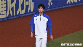 12強韓國隊練球金廣鉉。（圖／記者王怡翔攝影）