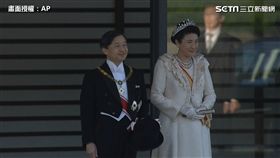 圖輯／日德仁天皇登基遊行！東京數萬人爭睹　盛況空前，圖／翻攝自AP影音