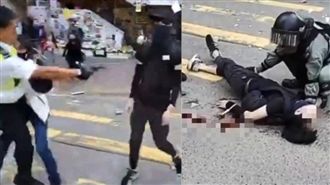 港警開槍青年　黃安竟稱：挺能演的