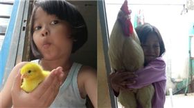 印尼女童養小雞。（圖／翻攝自推特用戶「@krystalk2me」）