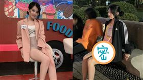 艾瑞絲國父紀念館做波比跳，整個呈現「真理褲」視角。（圖／翻攝自艾瑞絲IG）