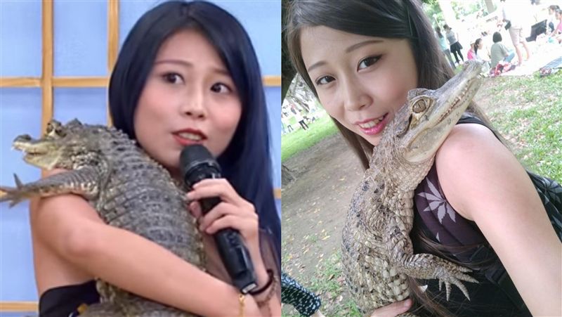 正妹同睡7隻鱷魚　曝駭人爆血日常