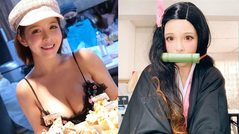陳香菱扮暗黑禰豆子　竟慘遭掀衣露胸