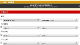 ▲台灣運彩盤口。（圖／取自台灣運彩官網）