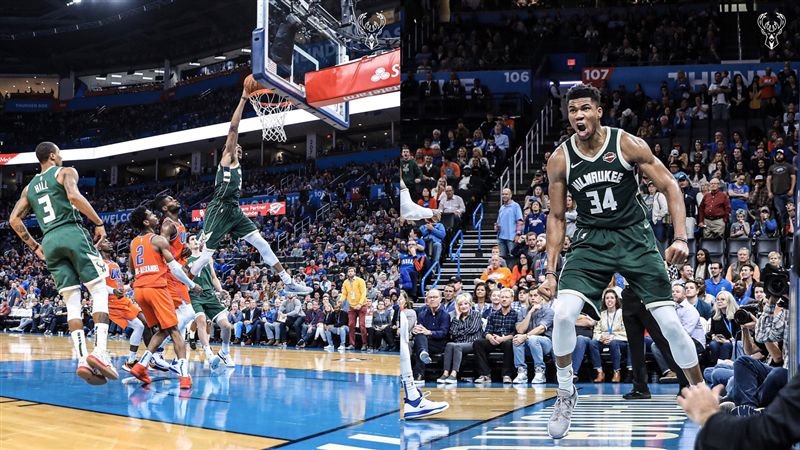 NBA／罰球線起飛！字母哥驚天爆扣