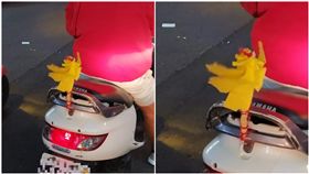 機車插詭異木棍…綁滿「黃紙+紅線」　內行人揭神秘功用（圖／翻攝自爆系知識家）