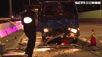 貨車駕駛精神不濟！工人遭夾撞不治